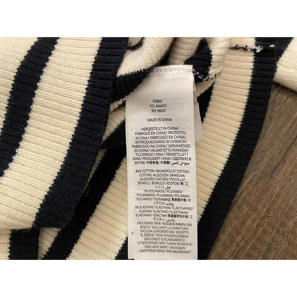 Boden Embroidered Cardigan Striped Sweater XS - Picture 6 of 7